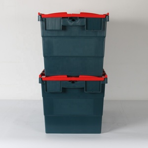 Plastic nestable and stackable container for moving company