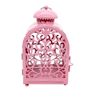 Lanterne en métal du Style marocain, <span class=keywords><strong>grande</strong></span> <span class=keywords><strong>taille</strong></span>, pour l'intérieur et l'<span class=keywords><strong>extérieur</strong></span>, porte-bougie, lanterne de jardin, mariage, noël - Product Image 1