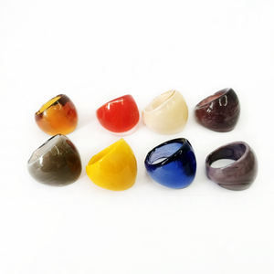 Disegni misti anello da dito in vetro di <span class=keywords><strong>murano</strong></span> colorato <span class=keywords><strong>gioielli</strong></span> bohémien - Product Image 2