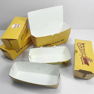 Großhandel Maßgefertigte Umweltfreundliche Lebensmittelverpackungen aus Recyclingmaterialien für Fish and Chips, Pommes Frites, Hähnchenflügel, Pizza, <span class=keywords><strong>Burger</strong></span> - Product Image 4