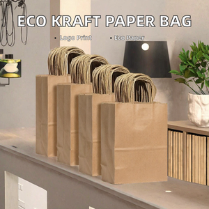 Bolsa de Papel Kraft Reutilizable Ecológica con Fondo Plano, Reciclable, Segura para Alimentos, Empaque Premium para Alimentos, Tamaño Personalizable, de Vietnam - Product Image 2