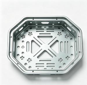 Pieza de Chapa Metálica de Acero Inoxidable Mecanizada por CNC con Orificios y Recortes para Aplicaciones OEM |   Fabricación de Chapa Metálica Personalizada - Product Image 6