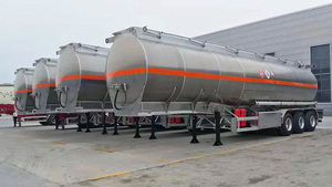 Semi-remorque citerne à carburant 3 essieux 42000L, citerne à eau CIMC, camion-citerne à huile, semi-remorque citerne à carburant à vendre - Product Image 3