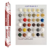 Adhésif silicone monocomposant ignifuge, imperméable, certifié ISO, 100 % silicone, pour la construction, le pare-brise, le travail du bois