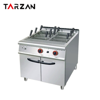 Cuisinière à pâtes électrique commerciale à vente chaude avec armoire de rangement |   Station de cuisson rapide pour nouilles et pâtes