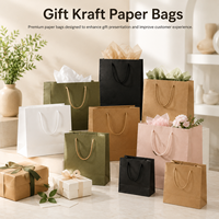 Tas Belanja Kertas Custom dengan Pegangan, Tas Kertas Kraft dengan Pegangan Terpilin, Tas Kado Kertas Die Cut, Tas Kertas Custom dengan Logo