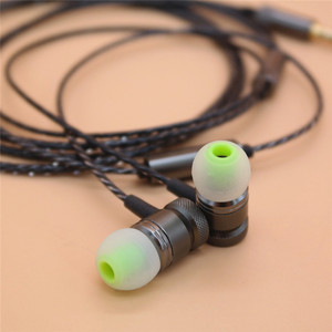 Oriole 820 In-Ear Headphones Gunmetal Metal <b>Control</b> <b>Wired</b> Music Earphones - Product Image 1