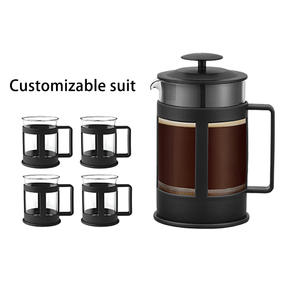 Stockée écologique SANS BPA 12Oz Verre Presse Française Cafetière - Product Image 2