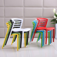 Chaises de salle à manger empilables en plastique PP, modernes, pour salon, chambre, cuisine, extérieur, restaurant, Axcellent RT-C006