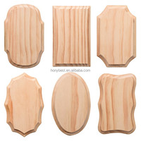 Base en bois de pin inachevée formes personnalisées Plaques suspendues signes en bois ovales français Plaque en bois vierge pour bricolage artisanat et impression de photos