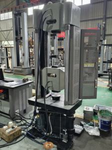 Máquina elástica do teste do parafuso servo do computador eletrônico do HST 300KN UTM - Product Image 5