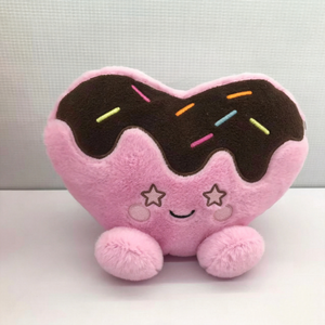 Peluche de donut en forma de corazón personalizado, peluche de donut, peluche de comida, peluche en forma de corazón - Product Image 4