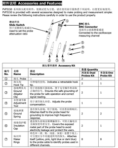 Sonda de Osciloscopio Pasiva <span class=keywords><strong>RIGOL</strong></span> PVP3150 con Ancho de Banda de 10x y 150 MHz - Product Image 5