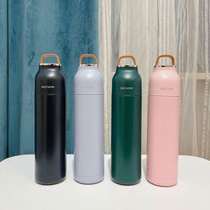 Double Wall 500ml Luxury Business Custom Stainless Steel Metal Water <b>Bottle</b> with Custom logo Printing Vacuum <b>Flask</b> - Product Image 1