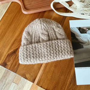 <span class=keywords><strong>Bonnet</strong></span> d'hiver vierge de haute qualité en <span class=keywords><strong>cachemire</strong></span> tricoté sur mesure Broderie Designer <span class=keywords><strong>Bonnet</strong></span> en laine acrylique pour <span class=keywords><strong>femme</strong></span> pour fille - Product Image 5