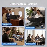 Nouvelle tendance pour les ordinateurs portables : moniteurs portables haute luminosité avec haut-parleurs, écran triple, extension d'écran multi-écrans pour ordinateur portable