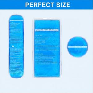 Paquete de 5 Compresas de Gel Reutilizables para Lesiones, Compresas Frías/Calientes para Alivio del Dolor, Rehabilitación, Clase II Médica, Tratamiento Flexible para el Cuerpo - Product Image 5