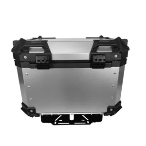 Ohho 45L Anodische Alle Zilveren Elektrische Motorfiets Accessoires Staart Cases Top Dozen Te Zetten Motorhelm