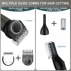 Cortapelos SOLIMPIA <span class=keywords><strong>para</strong></span> Hombre, Cortadora <span class=keywords><strong>de</strong></span> Pelo Profesional <span class=keywords><strong>para</strong></span> Barbería, Recortadora Recargable <span class=keywords><strong>para</strong></span> <span class=keywords><strong>Barba</strong></span>, Nariz y Cuerpo, <span class=keywords><strong>Kit</strong></span> <span class=keywords><strong>de</strong></span> Aseo 7 en 1 - Product Image 4