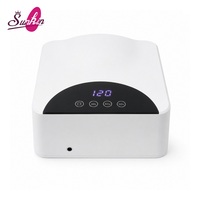 Lampe à ongles UV LED professionnelle double couche à double chambre, séchoir à vernis gel avec port de polymérisation de précision pour un seul doigt