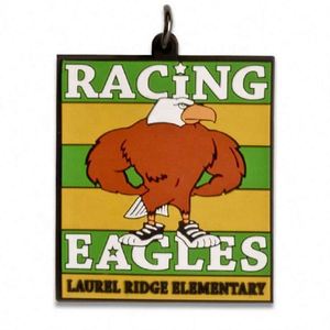 Custom Logo Colorful Kids <b>Fun</b> Race Award Pvc Rubber Medal With Ribbon - Product Image 5