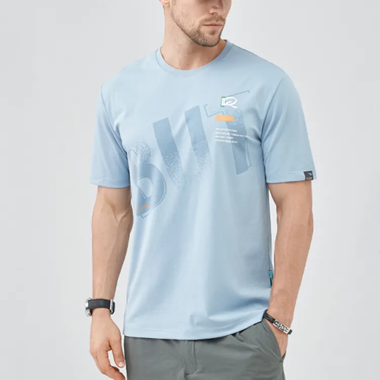 2022 Most fashion customer Logo Printing 100 % cotton Men's short sleeve T-Shirts