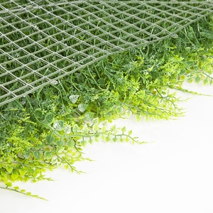 ZC 3D แนวตั้ง Greenery ป่าผนังพลาสติกประดิษฐ์พืชหญ้าดอกไม้ตกแต่งผนัง <span class=keywords><strong>Tizen</strong></span> ผนัง Greenery ป่า - Product Image 1