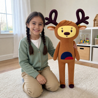 Peluche personnalisée Deerman, jouet en peluche de dessin animé, monstre cryptide, animal en peluche personnalisable, peluches douces et sûres pour les enfants