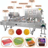 Machine de remplissage automatique de gobelets de mayonnaise, machine d'emballage de gobelets de mayonnaise