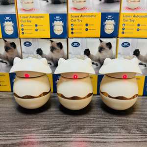 Elektrisch speeltje voor huisdieren met laser, zelfvermakend tumbler-design, slimme <span class=keywords><strong>teaser</strong></span>-staaf voor katten, elektrisch laser-speeltje voor huisdieren - Product Image 1