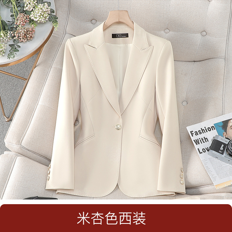 beige suit