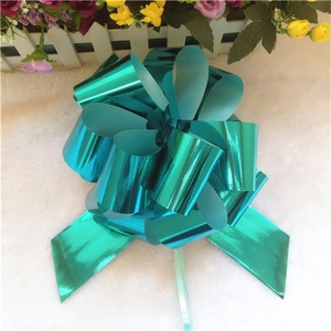 Colorart Factory Decoration Packaging Metallic Printed Flower Gift Plastic <b>Pull</b> String Ribbon for Holiday Party Birthday Party - Product Image 2