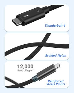 Mới nóng bán <span class=keywords><strong>USB</strong></span> 4.0 đầy đủ chức năng Cáp dữ liệu 8k60hz PD 240W sạc nhanh cáp cho máy tính xách tay điện thoại thông minh PC - Product Image 6