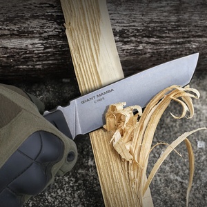 มีดพับสแตนเลสสำหรับตั้งแคมป์ Nirvana L ด้ามจับ TPR ยาว 200 มม. รับประกัน 1 ปี - มีดพกพา EDC DIY รับผลิตแบบ OEM/ODM - Product Image 6