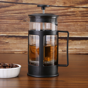 Large Classic Copper 304 Stainless Steel Coffee Press Cold Brew Heat Resistant Thickened Borosilicate French Press Coffee Maker