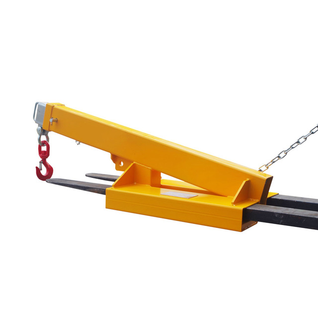 Adjustable Forklift Jib Crane Telescopic Forklift Lifting Tilt Jib Fixed Boom Attachment for Materials Handling