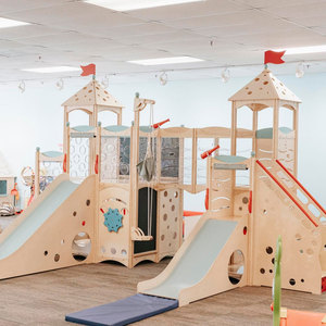 Moetry Ensemble d'activités d'escalade en bois éducatif Montessori pour aire de jeux intérieure, pour école maternelle, garderie, école - Écologique - Product Image 1