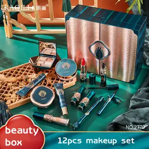 Kaqili легко принимаемые 12 шт. коробка для макияжа роскошный Восточный набор для макияжа phenix водостойкий праймер основы коробка для красоты подарочный набор