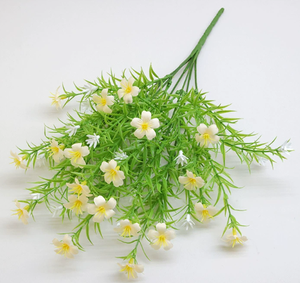 نباتات اصطناعية بلاستيكية تباع مباشرة من المصنع، باقة أوراق سرخس محاكاة لتزيين حفلات الزفاف - Product Image 1