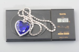 Titanic Ocean Star collier synthétique Tanzanite amour collier livraison gratuite pour les classiques <span class=keywords><strong>ROSE</strong></span> collier personnalisation - Product Image 3
