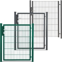 Clôture en fer galvanisé et thermolaqué noir à double barre, double treillis métallique, norme ISO CE, 656 868, Australie