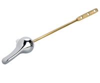 Levier de chasse d'eau pour réservoir de toilettes à montage frontal en alliage de zinc avec tige en laiton