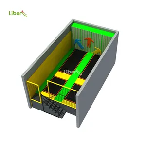 하이 퀄리티 직사각형 저렴한 작은 단일 트램폴린 장비 트램폴린 보호망과 트램폴린 경기장 판매