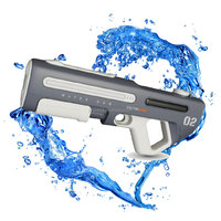 Pistolet à eau électrique dynamique à tir continu pour adultes, jouet de tir en plastique