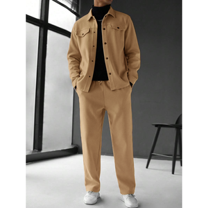 Sonbahar ve kış ceketinizin yeni erkek mont rahat spor iş ceket setleri - Product Image 1