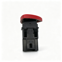 NUEVO Interruptor de Luces de Emergencia de 4 Pines OE 8200442724 04415159 para Renault Laguna Espace Trafic Vivaro, Interruptor de Advertencia de Triángulo Rojo