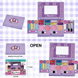 <span class=keywords><strong>Maquillage</strong></span> pour enfants DIY OEM pour filles, vrais kits <span class=keywords><strong>de</strong></span> <span class=keywords><strong>maquillage</strong></span>, palettes <span class=keywords><strong>de</strong></span> fards à paupières pliables avec miroir, ensemble <span class=keywords><strong>de</strong></span> <span class=keywords><strong>maquillage</strong></span> non toxique - Product Image 3