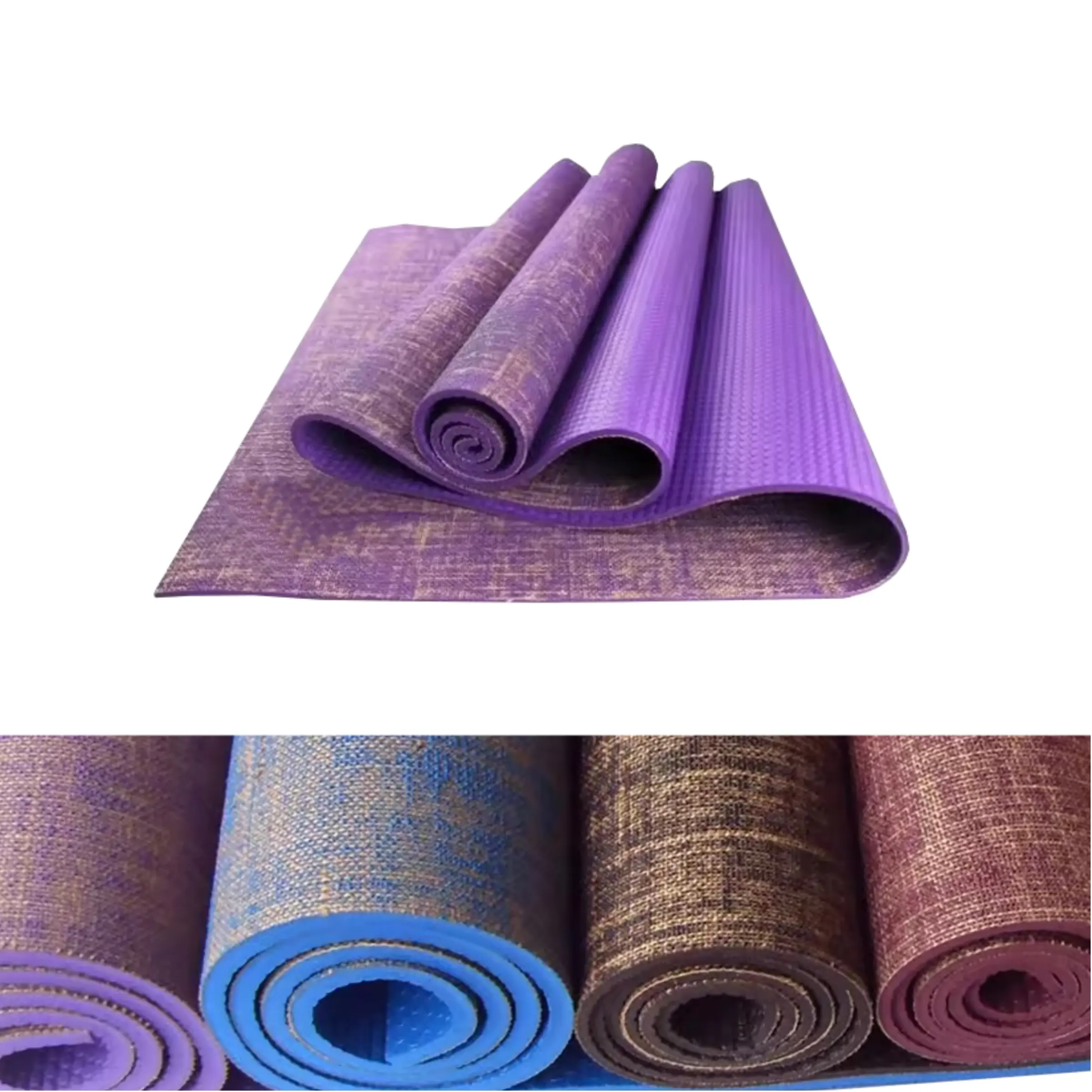 Bán Buôn Tùy Chỉnh In Sinh Thái Thân Thiện Với Đay Yoga Mat Tapis De Thể Thao Tập Thể Dục Tập Thể Dục Yogamat Chất Lượng Cao Yoga Thảm