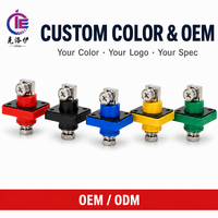 Borne de connexion en cuivre pour stockage d'énergie ESS 100A 150A 200A 400A 1000VDC, bornier plaqué étain BESS RoHS ISO9001 OEM ODM