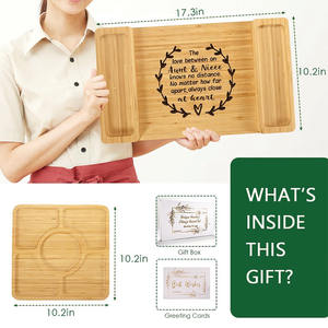 Deli Board bambú tía regalos charcutería de madera cortar picar <span class=keywords><strong>delicatessen</strong></span> cocina queso tablero conjunto - Product Image 5